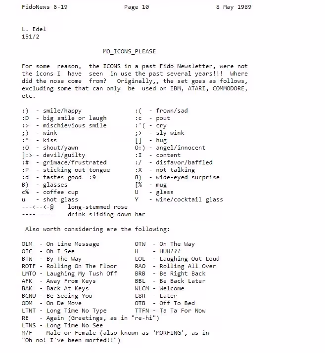 An explainer one-sheet on analog emojis. Image from Flickr.