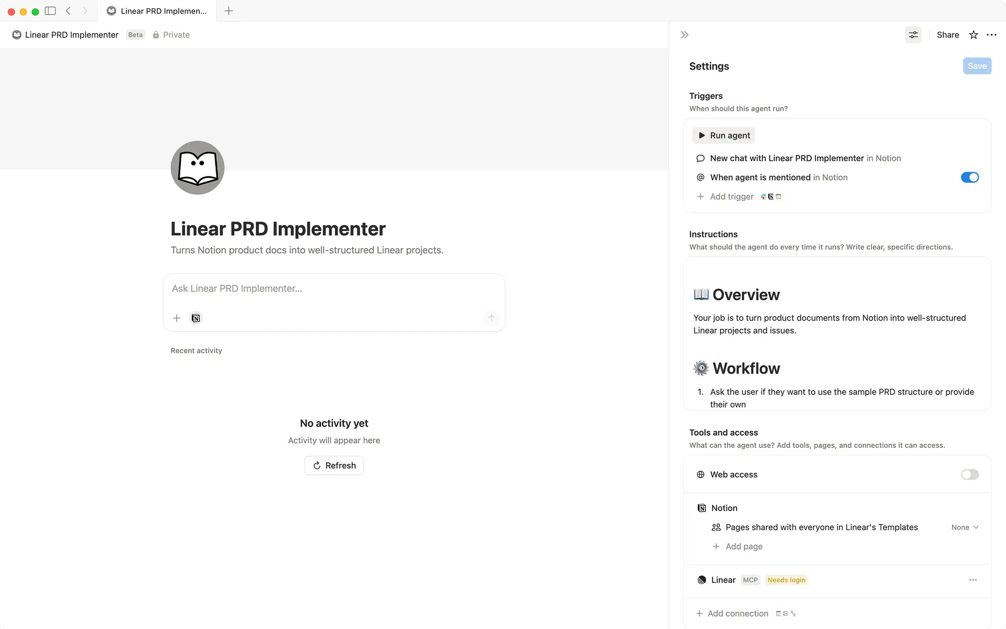 Linear PRD Implementer